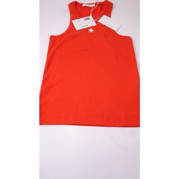 Helmut Lang Women's RED Life Guard Tank Top Sz XXS NWT 150 Fiery Red - Picture 7 of 9